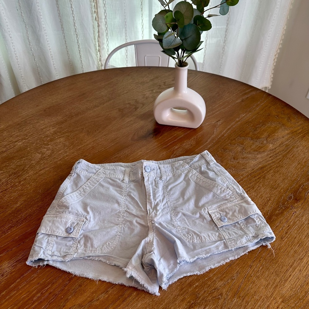 Sky Blue Women's American Eagle Cargo Shorts